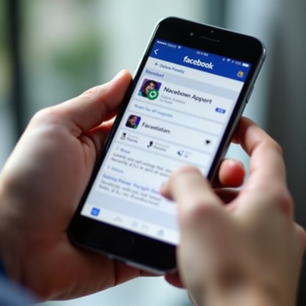 kuinka poistaa Facebook-tili älypuhelimella