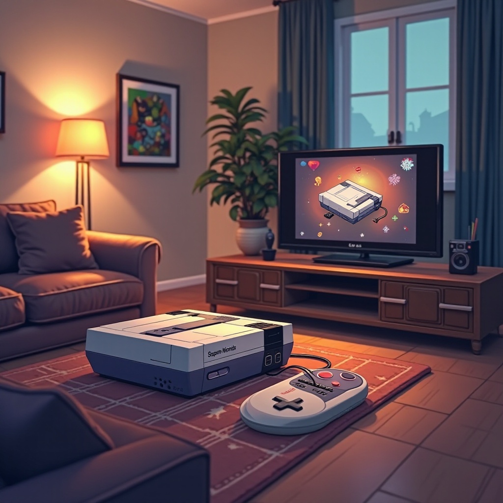 wie man das Super Nintendo an einen Smart-TV anschließt