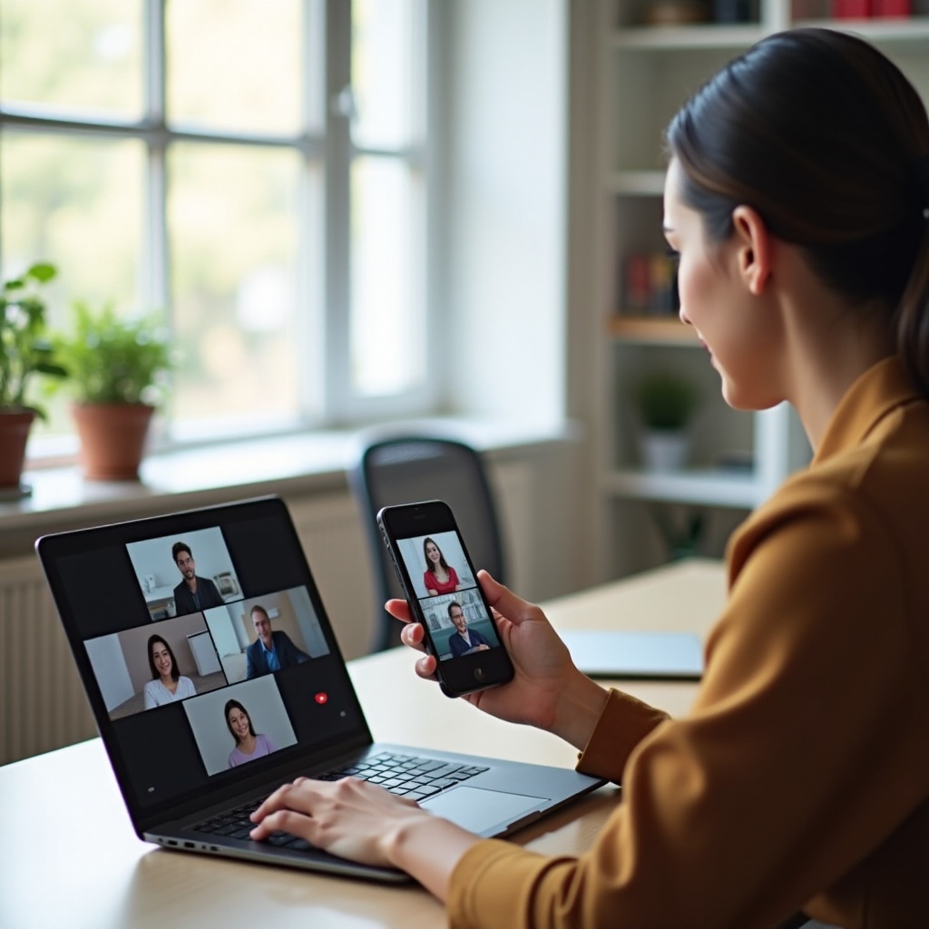 come fare una riunione virtuale su telefono o computer