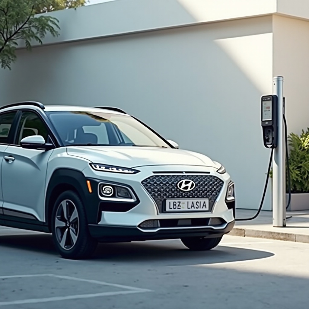 elektrisch opladen van de Hyundai Kona