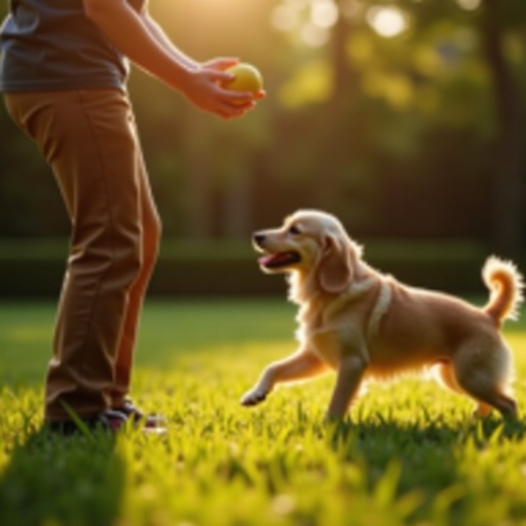 comment apprendre au chien à rapporter la balle