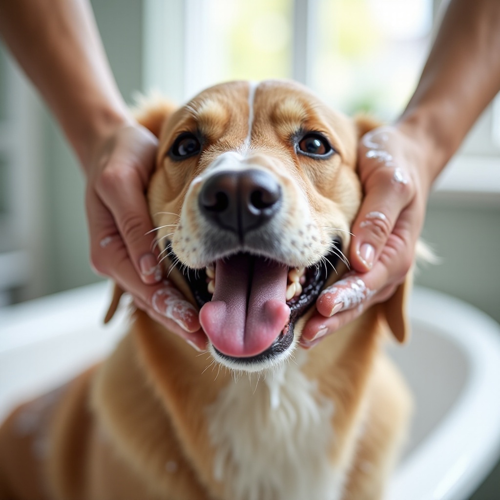 shampooing pour chien qui démange