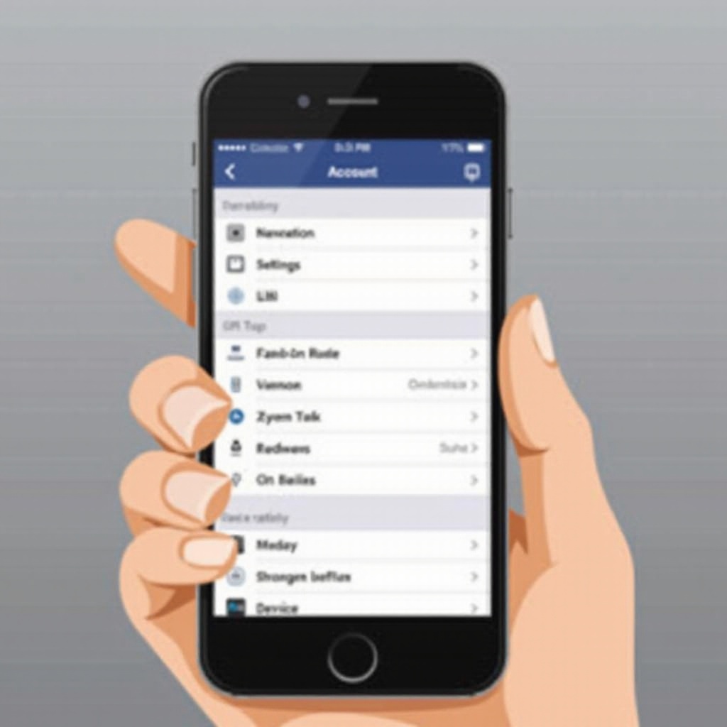 how to delete facebook account on smartphone