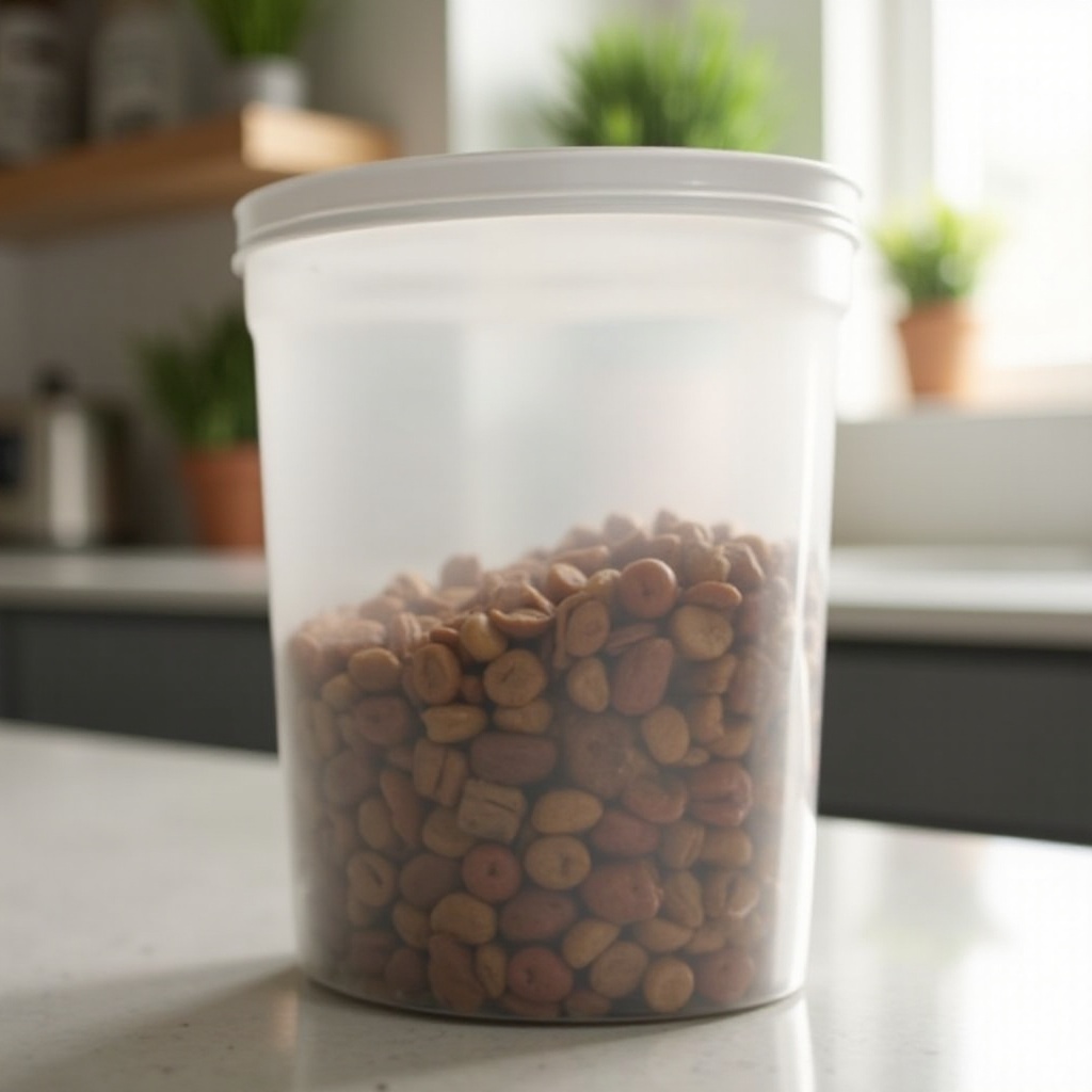 cómo mantener la comida seca para perros fresca después de abrirla
