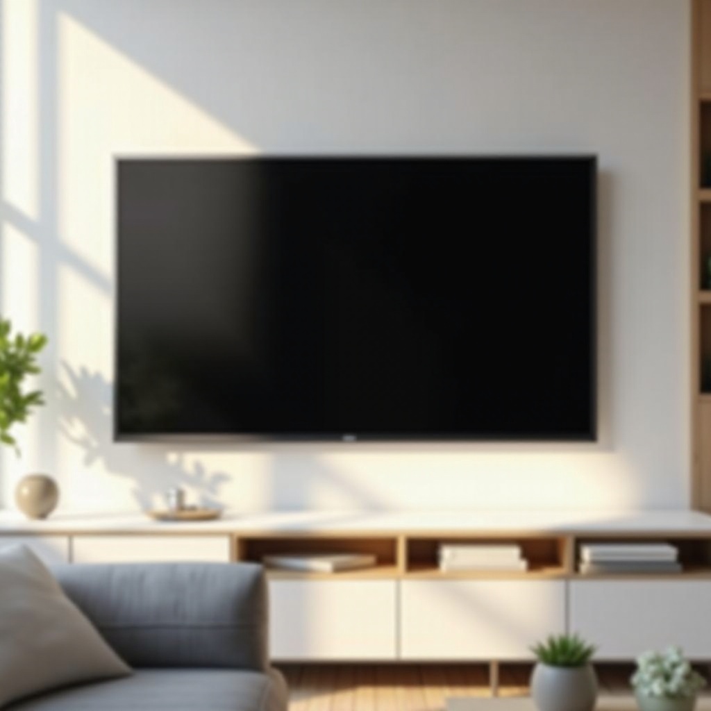 tela de televisão insignia preta