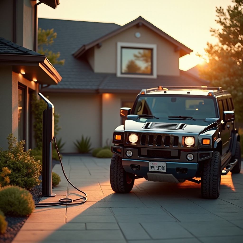 costo de cargar el Hummer EV en casa