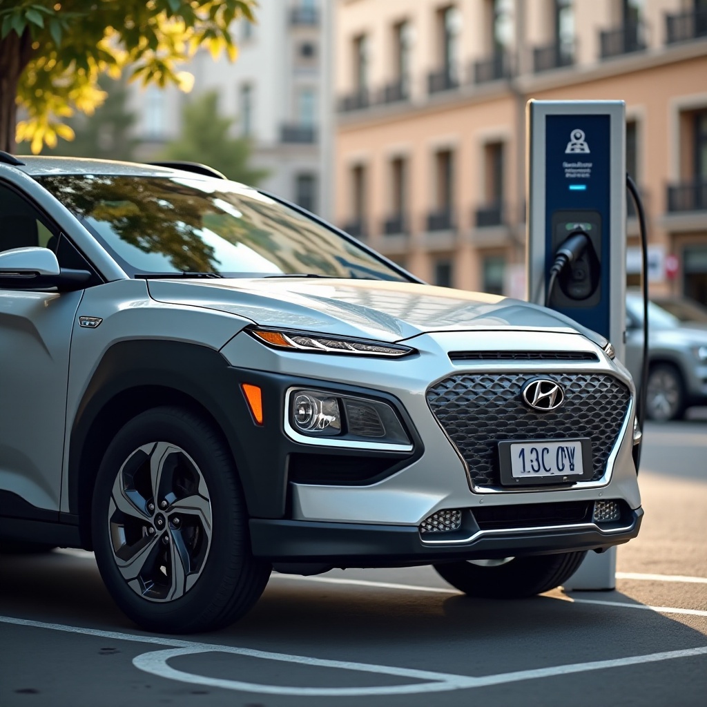 charge électrique de la Hyundai Kona