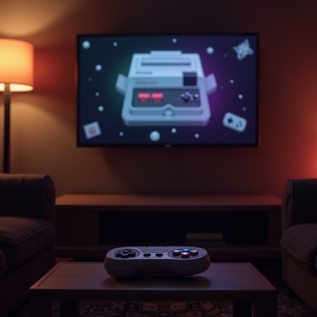 como conectar o Super Nintendo à TV inteligente