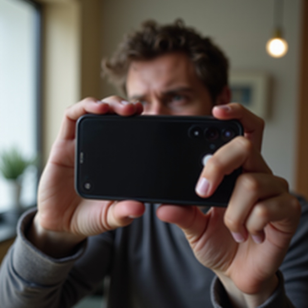 iPhone-Kamerabildschirm ist schwarz, aber nimmt trotzdem Bilder auf