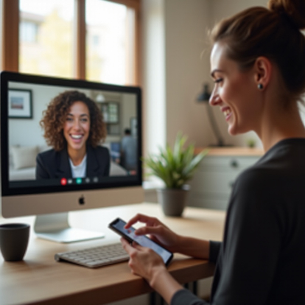 how to do virtual meeting on phone or computer