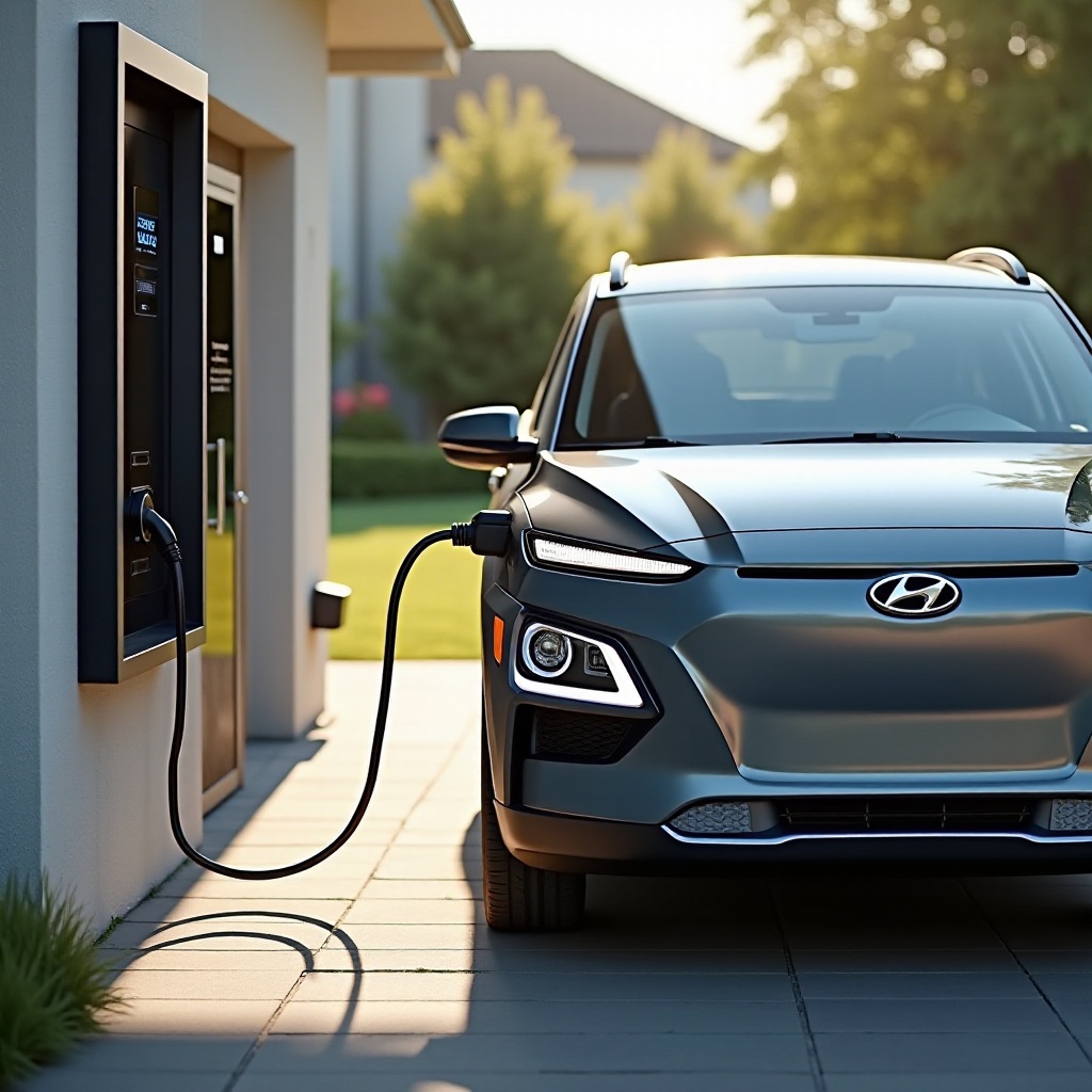 carga eléctrica del Hyundai Kona