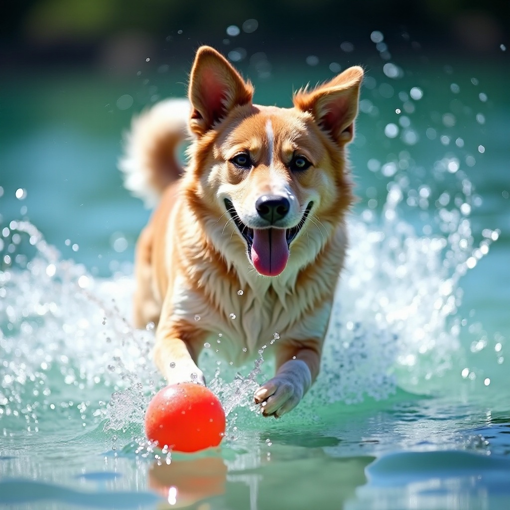 gioco d'acqua per cani