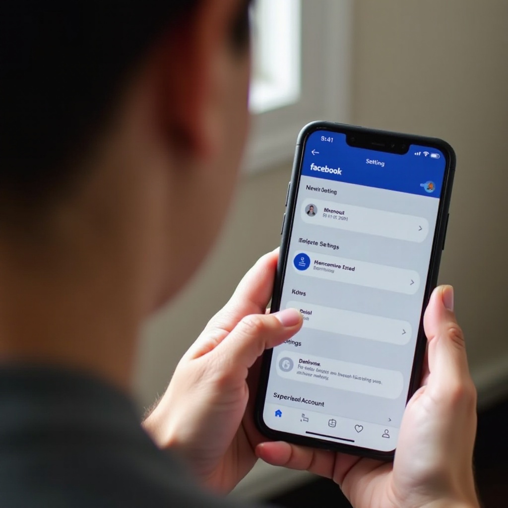 wie man ein Facebook-Konto auf dem Smartphone löscht