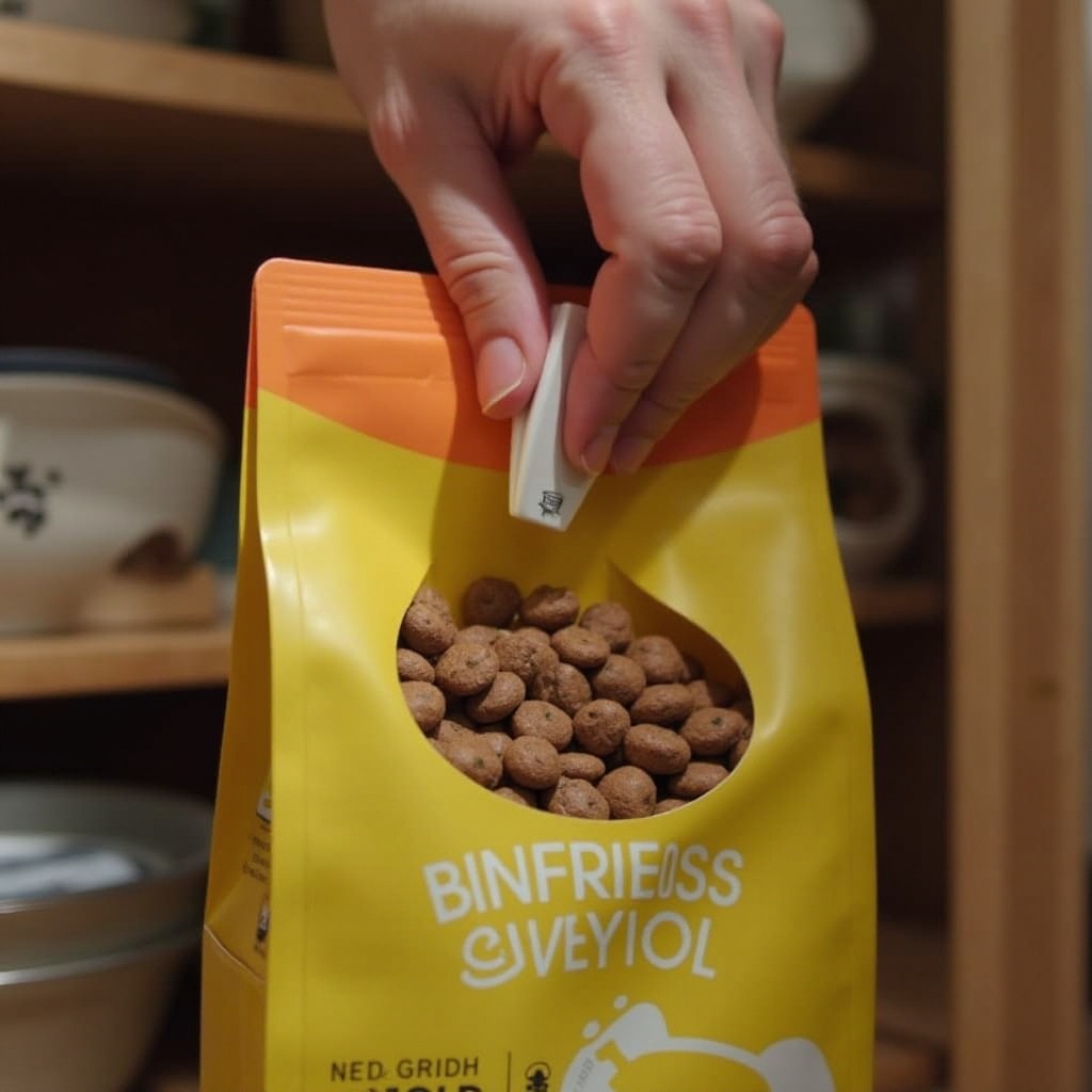 cómo mantener la comida seca para perros fresca después de abrirla