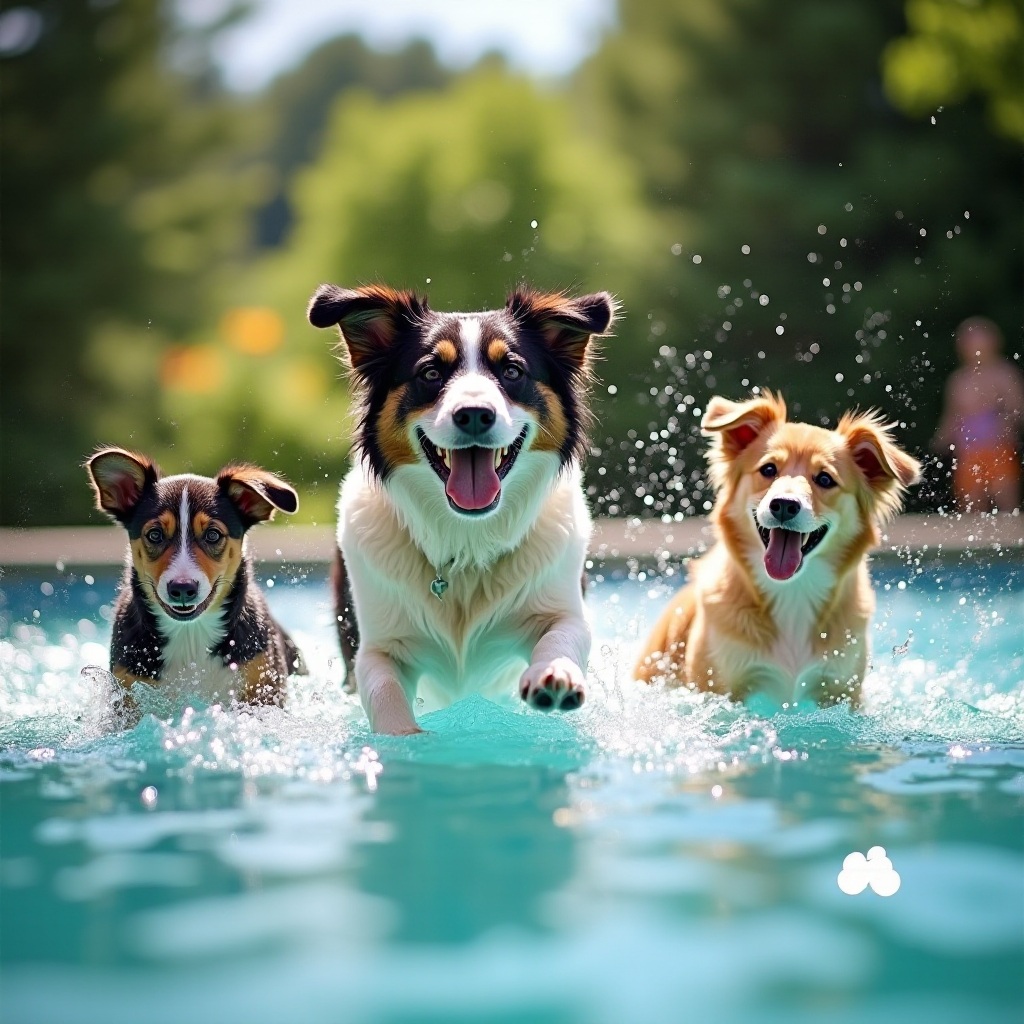 brincadeira de água para cães