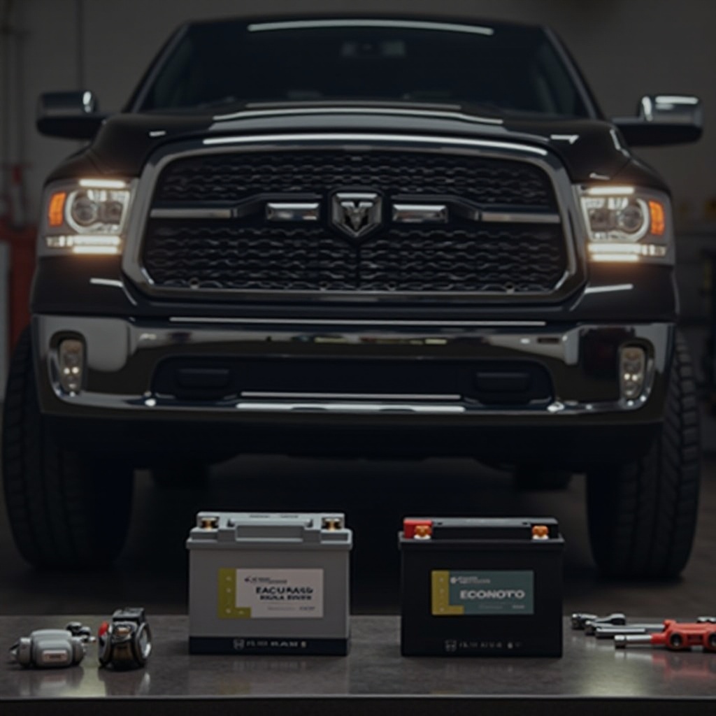 custo de substituição da bateria do Ram 1500