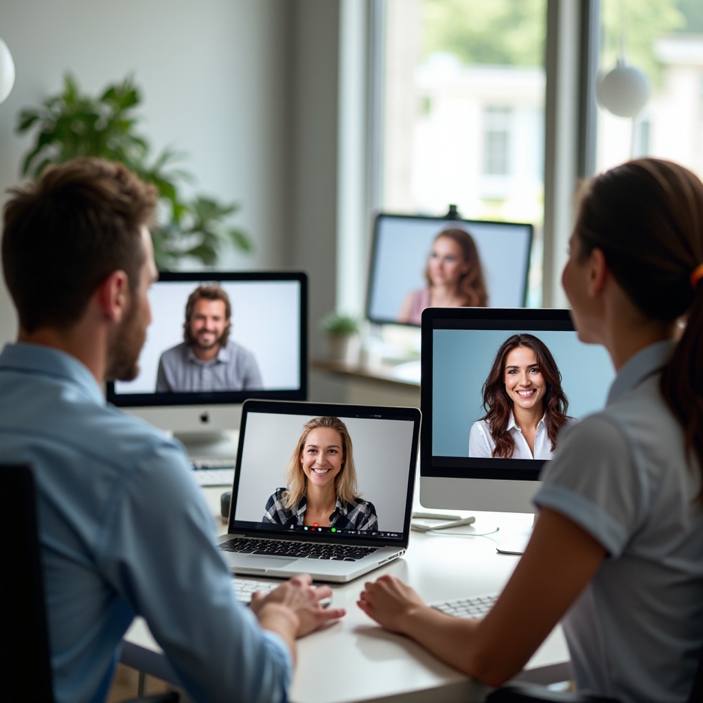 como fazer uma reunião virtual pelo telefone ou computador