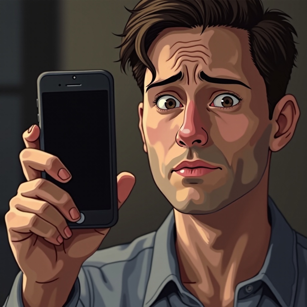 lo schermo della fotocamera dell'iPhone è nero ma scatta ancora foto