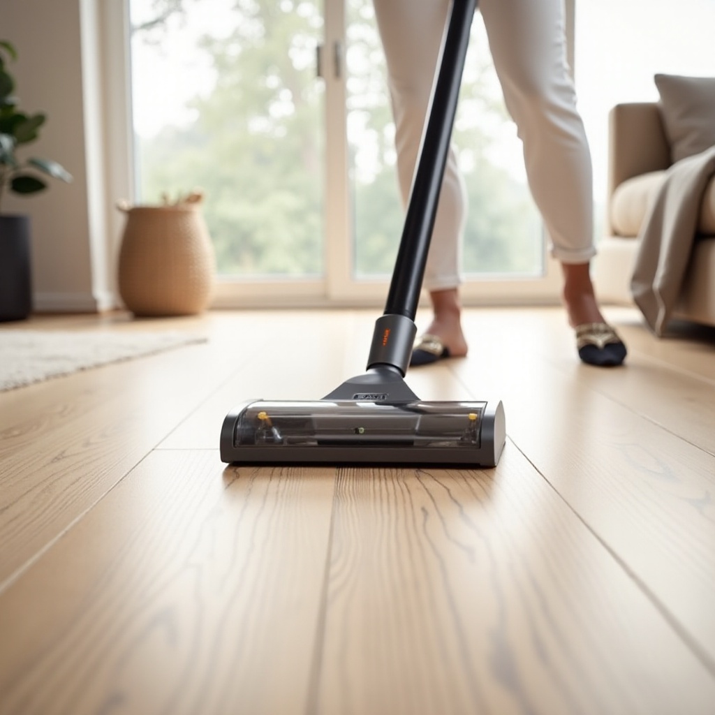 meilleur aspirateur sans fil pour sols en LVP