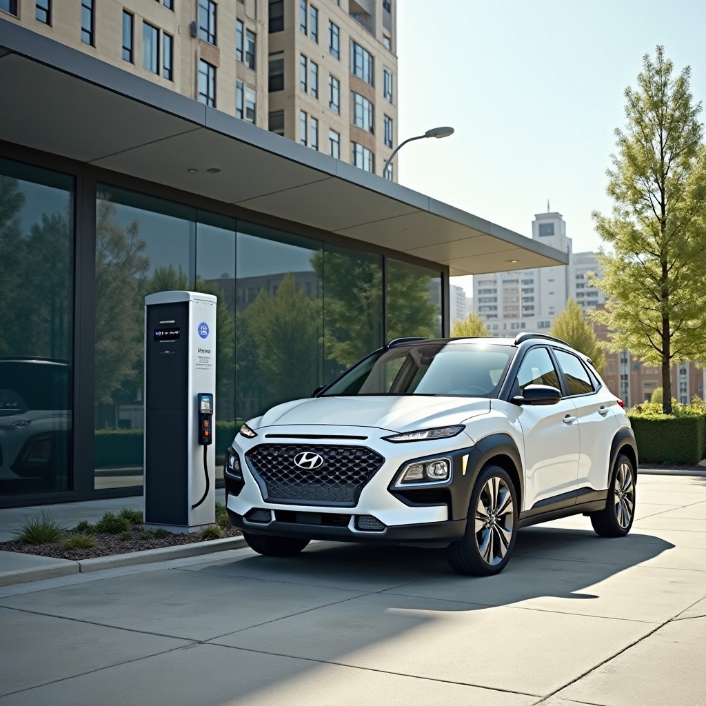 charge électrique de la Hyundai Kona