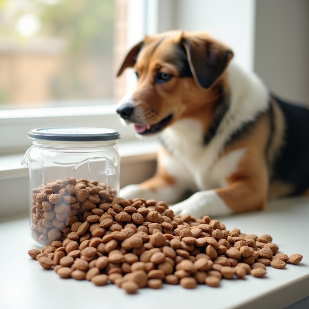 wie man Trockenfutter für Hunde nach dem Öffnen frisch hält