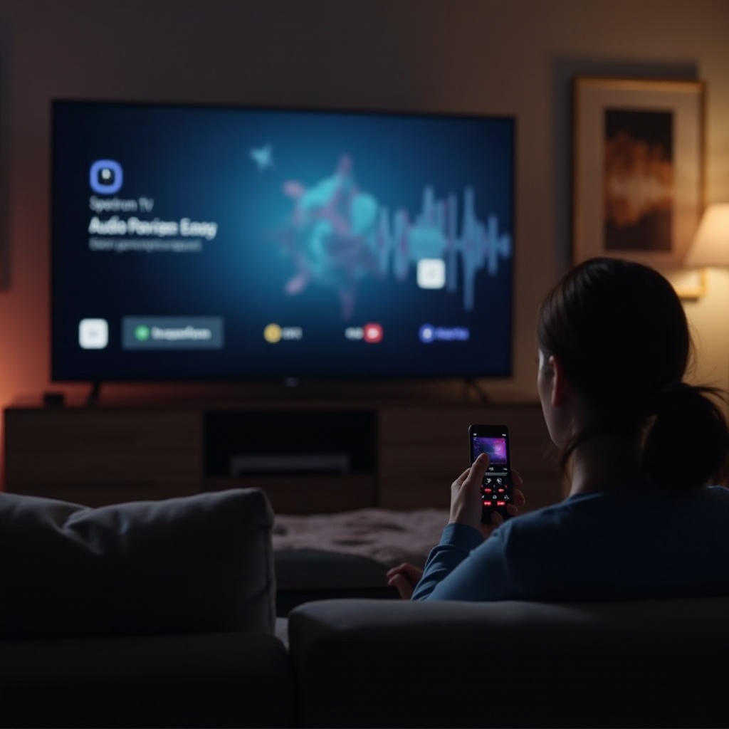 spectrum tv nessun suono