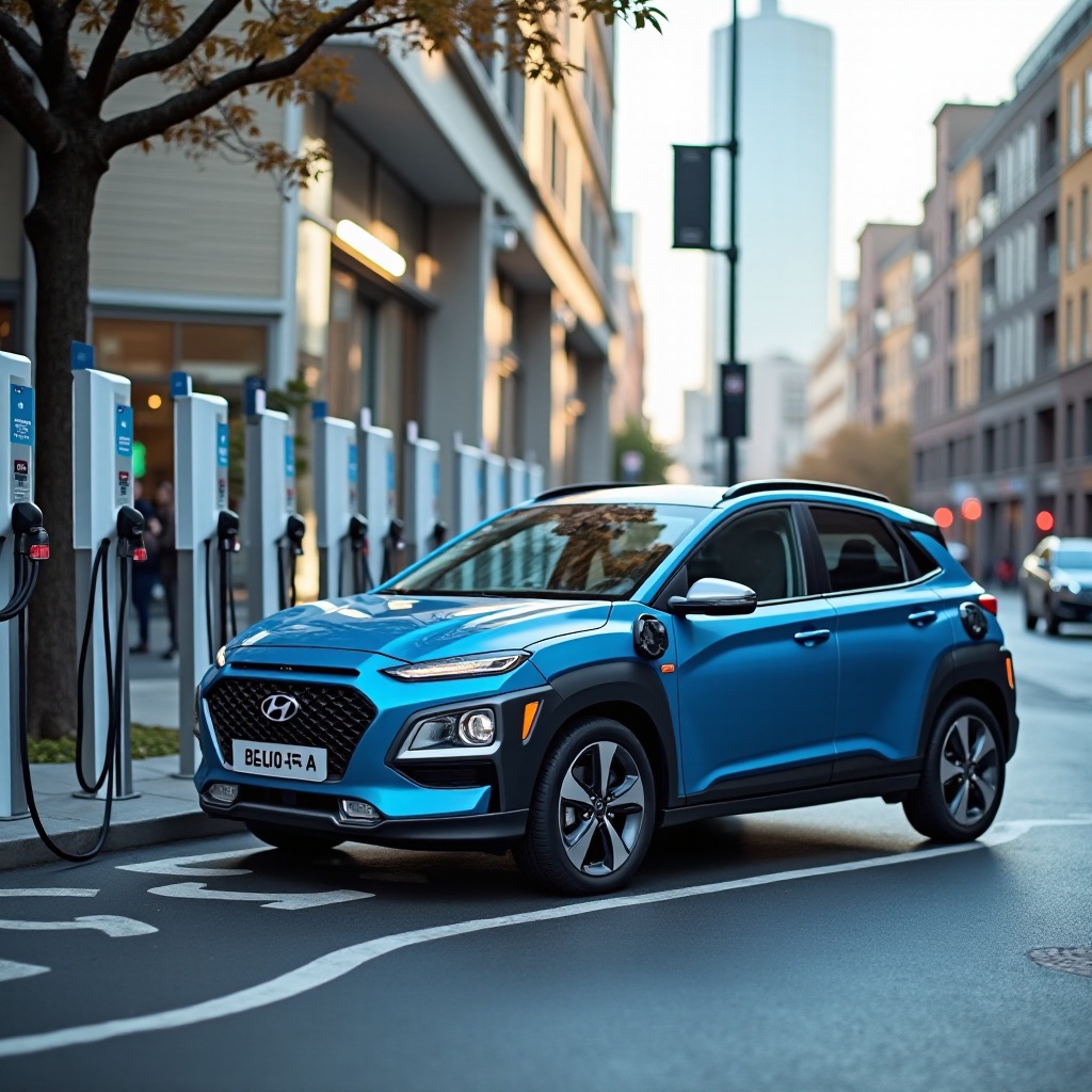 hyundai kona electric charging