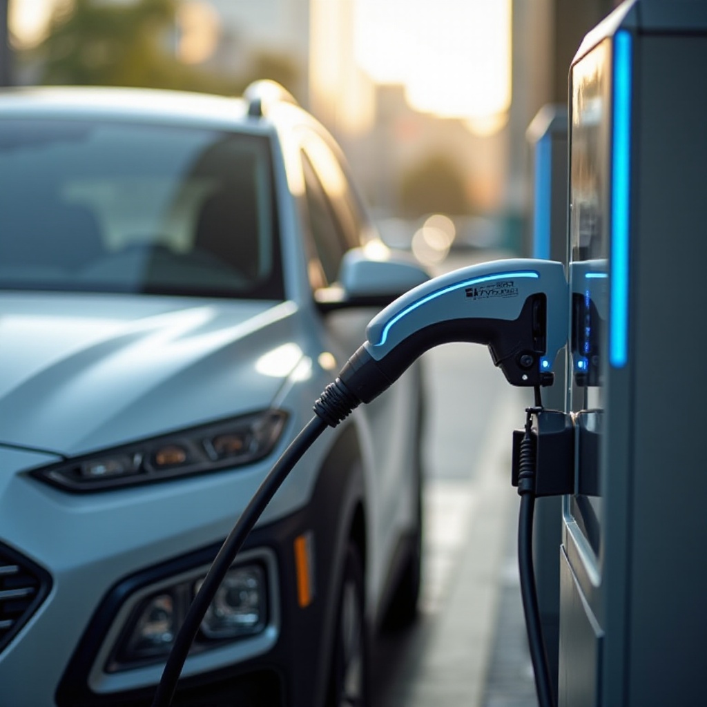 Hyundai Kona sähköinen lataus