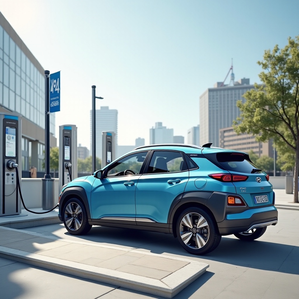 elektrisch opladen van de Hyundai Kona