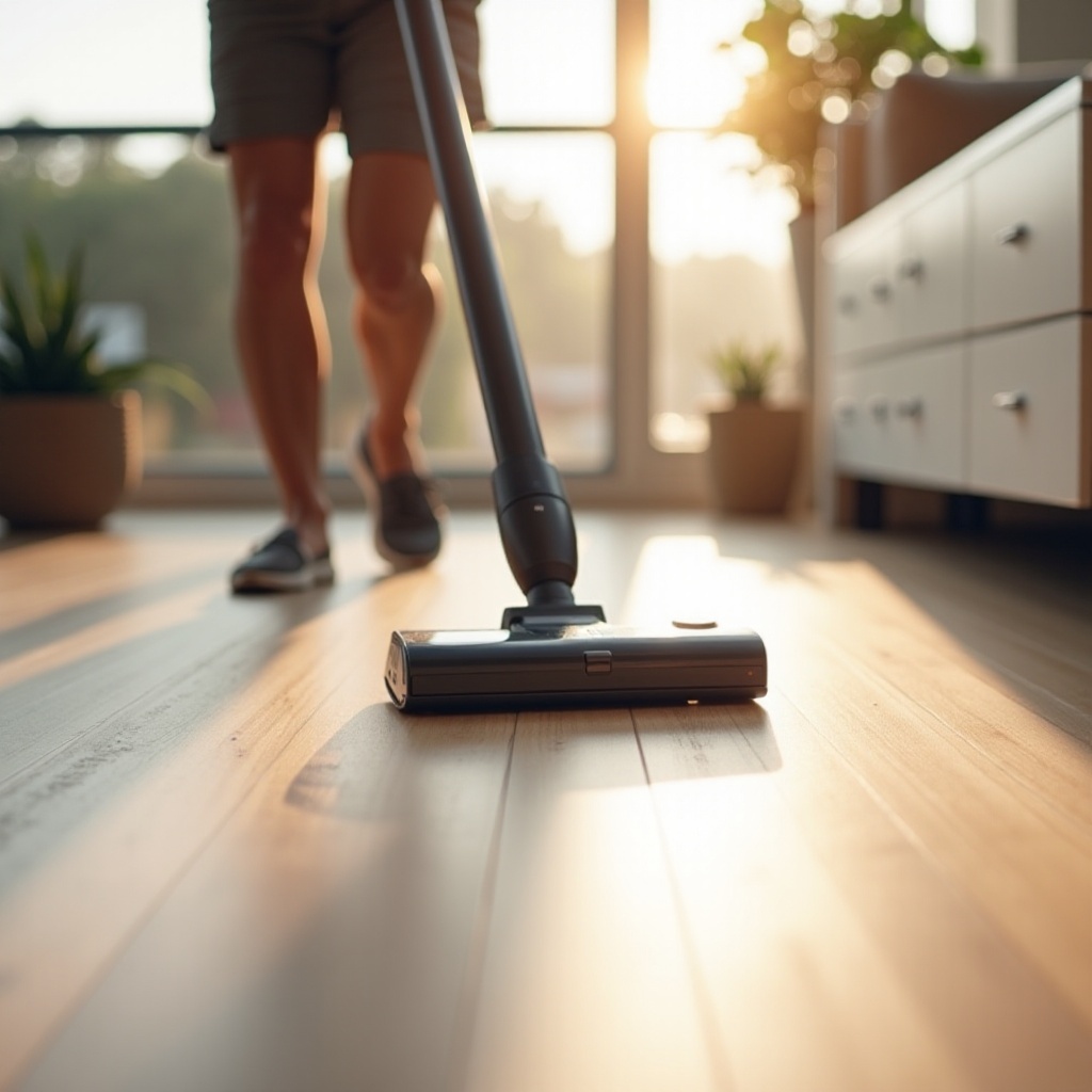 meilleur aspirateur sans fil pour sols en LVP