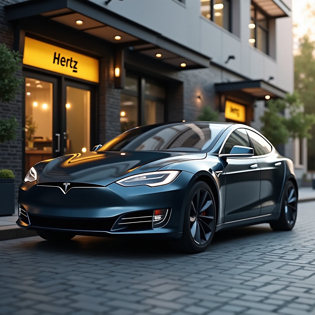 cómo puedo comprar uno de los Tesla de Hertz