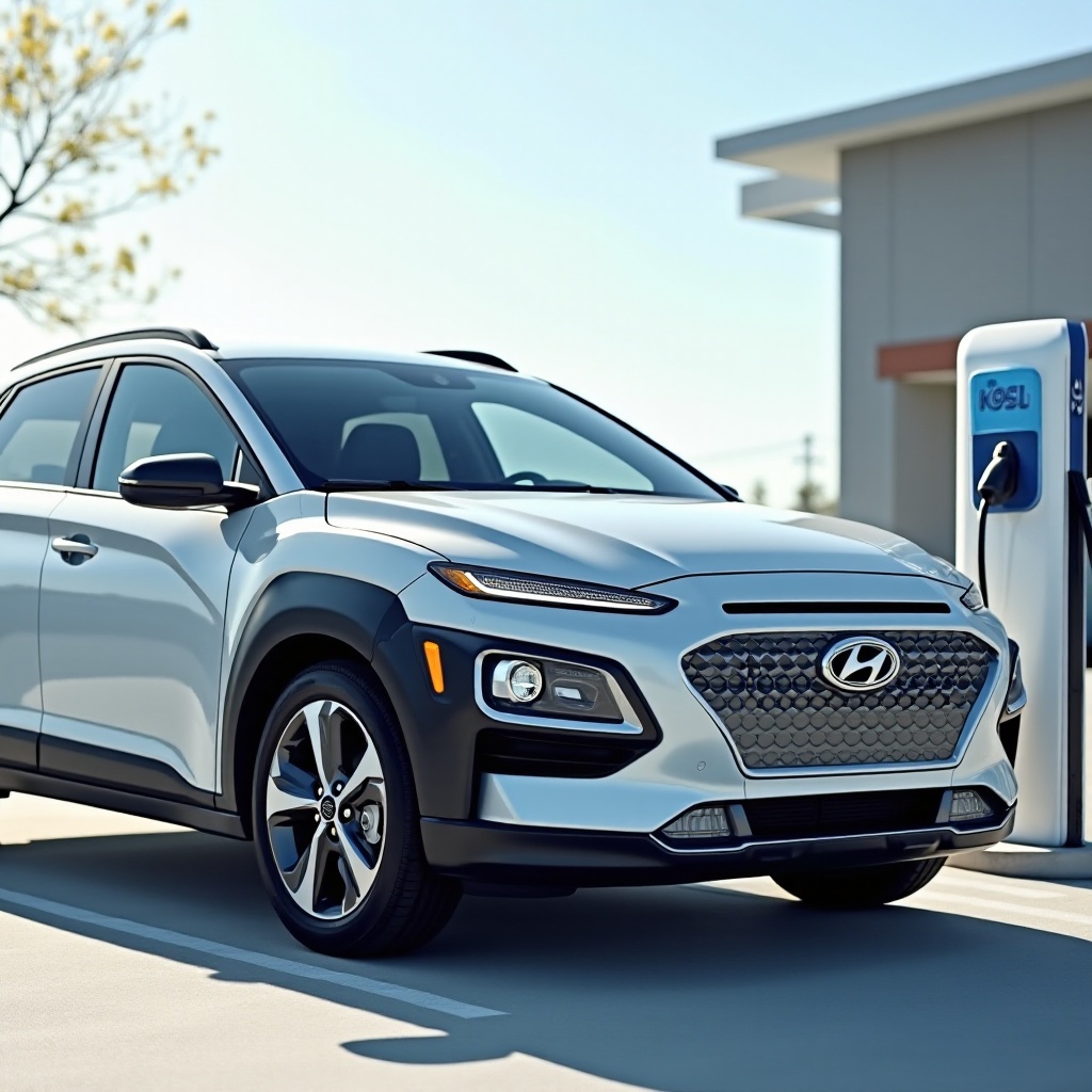 Hyundai Kona Elektroaufladung