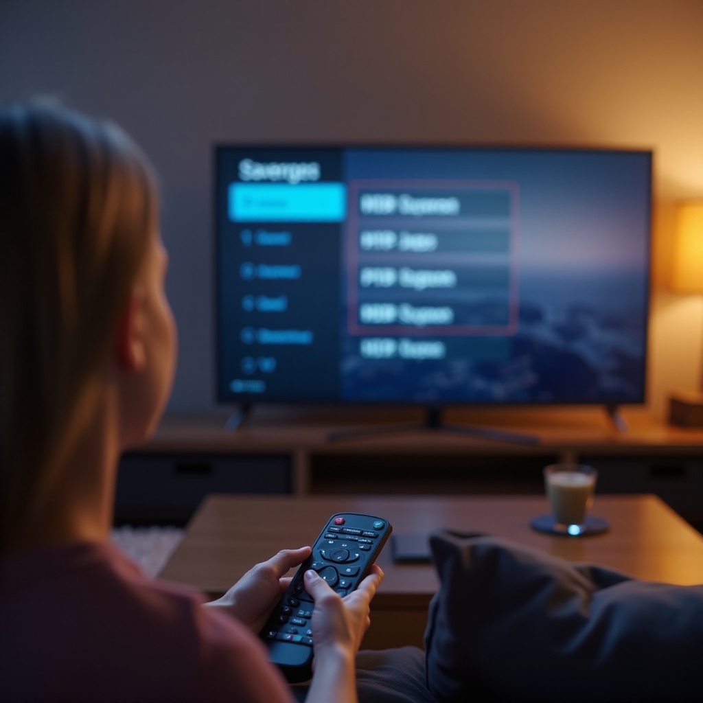 HDMI an einem Samsung-Fernseher ändern